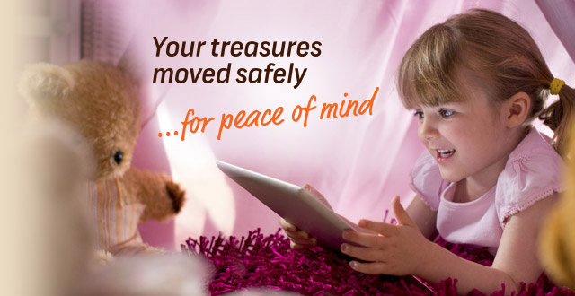 Your treasures moved safely banner